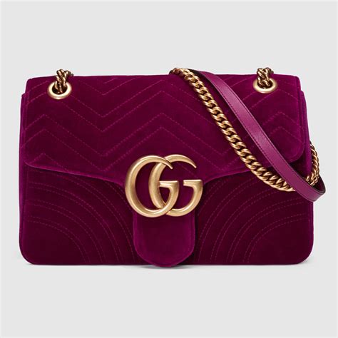 gucci velvet clutch bag|Gucci velvet bag marmont.